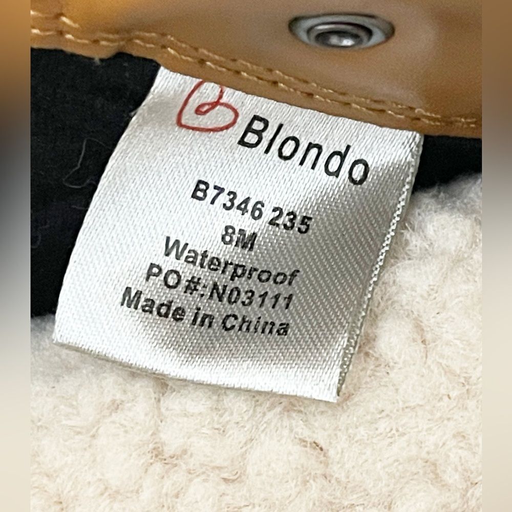 Blondo Devin Waterproof with Sherpa fur Camp Boots Gorpcore. 8 - Picture 13 of 17